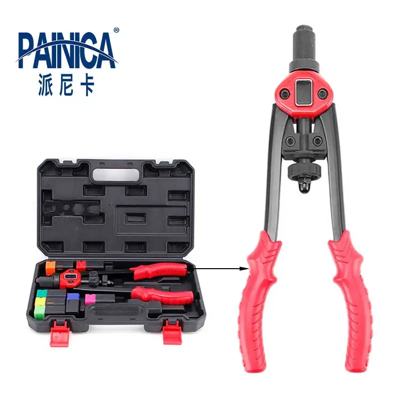 

Пистолет для заклепок, Пистолет для заклепок с глухими гайками, Легкий заклепочный пистолет из алюминиевого сплава, Бытовая застежка для ногтей, Ручной инструмент