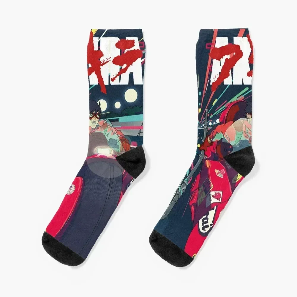 Akira the movie with Augmented Reality Socks funny gifts Rugby Children's Mens Socks Women's