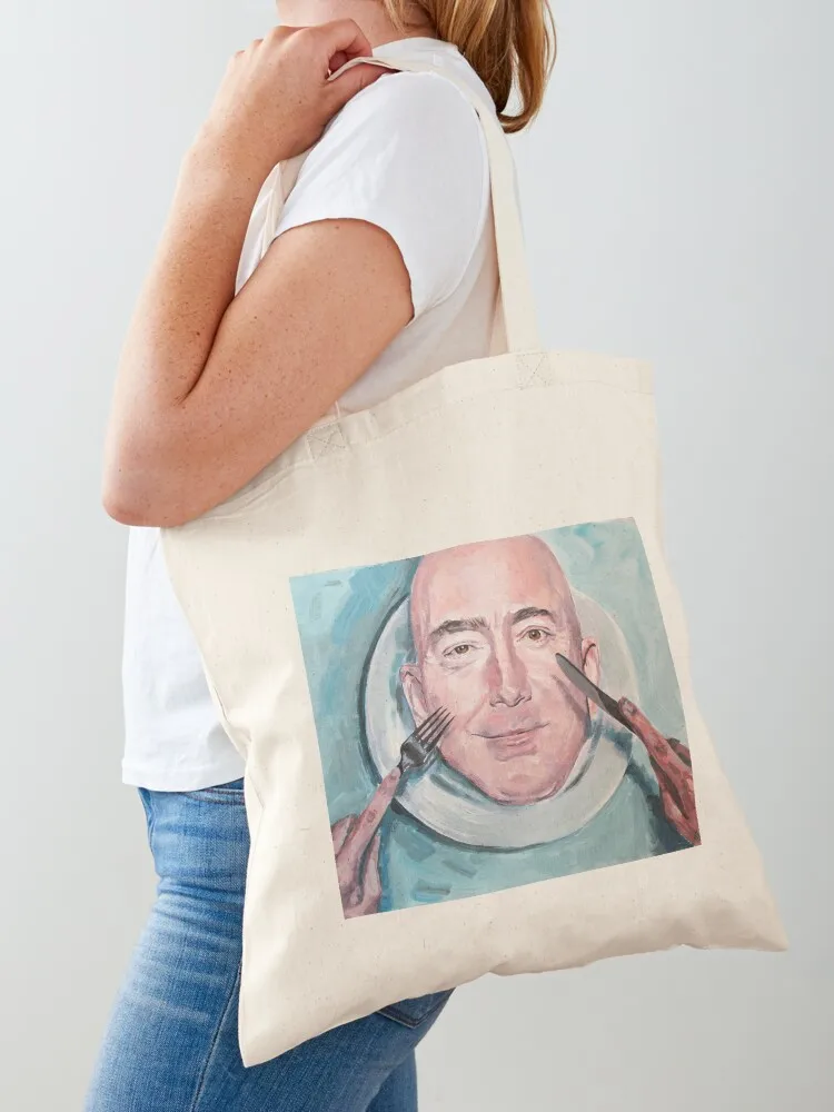 

Eat the Rich Tote Bag Lady bags canvas shopping bag shopping bag logo personalized tote