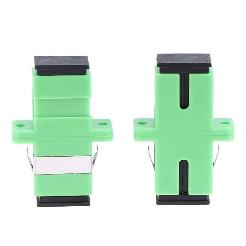 10/20/30PCS Fiber Optic Simplex Coupler SCAPC Connector SM Optical Fiber Adapter Single Mode Flange Fiber Tools