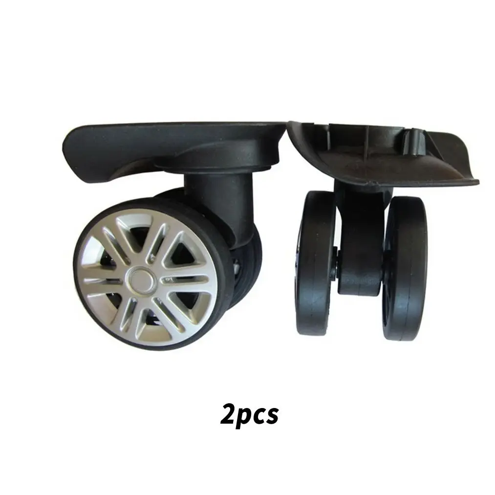 2 Pieces Suitcase Wheels Replacement Travel Luggage Case Caster Organizer Swivel Roller Repair Accessory Rose Rows