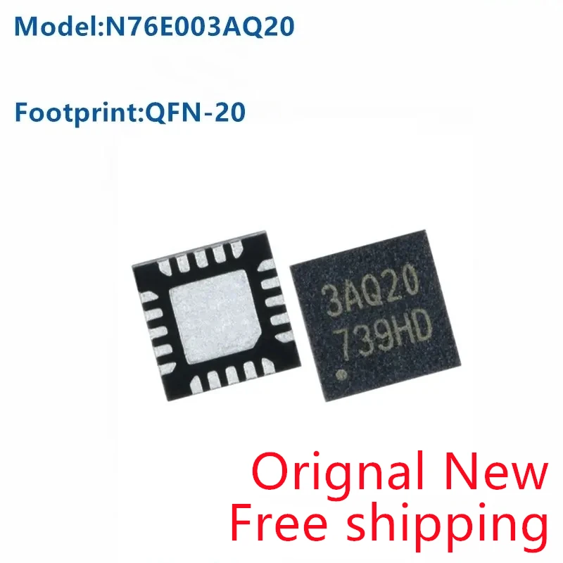 10piece Original NEW N76E003AQ20 3AQ20 QFN-20