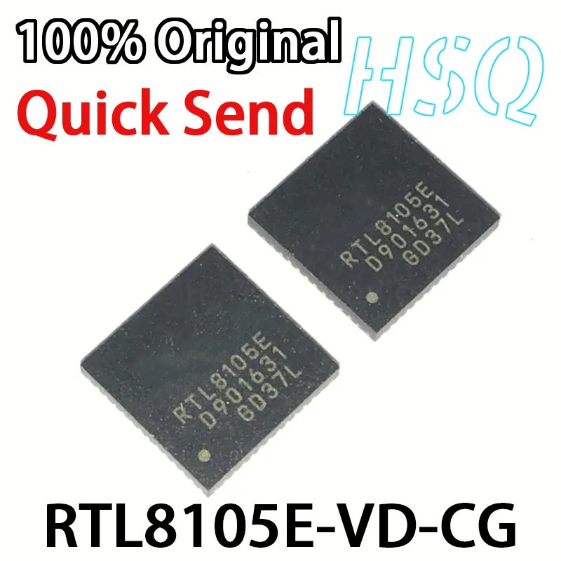 1PCS Original RTL8105E-VD-CG Screen Printed RTL8105E QFN48 Ethernet Controller Chip Brand New