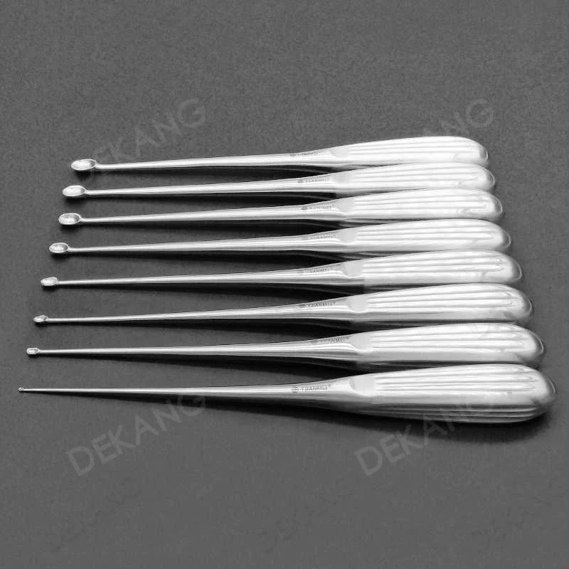 Raspador de mastoídeos, raspador de orelha, raspador de desbridamento corporal estrangeiro, raspador de vértebras cervicais e lombares de cabeça única