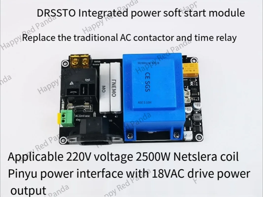 DRSSTC Integrated power soft start module replaces traditional AC contactors and time relays