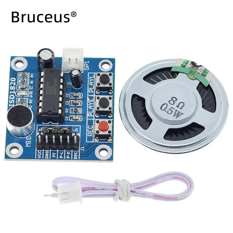 Recording Module Voice Module The Voice Board Telediphone Module Board With Microphones + Loudspeaker