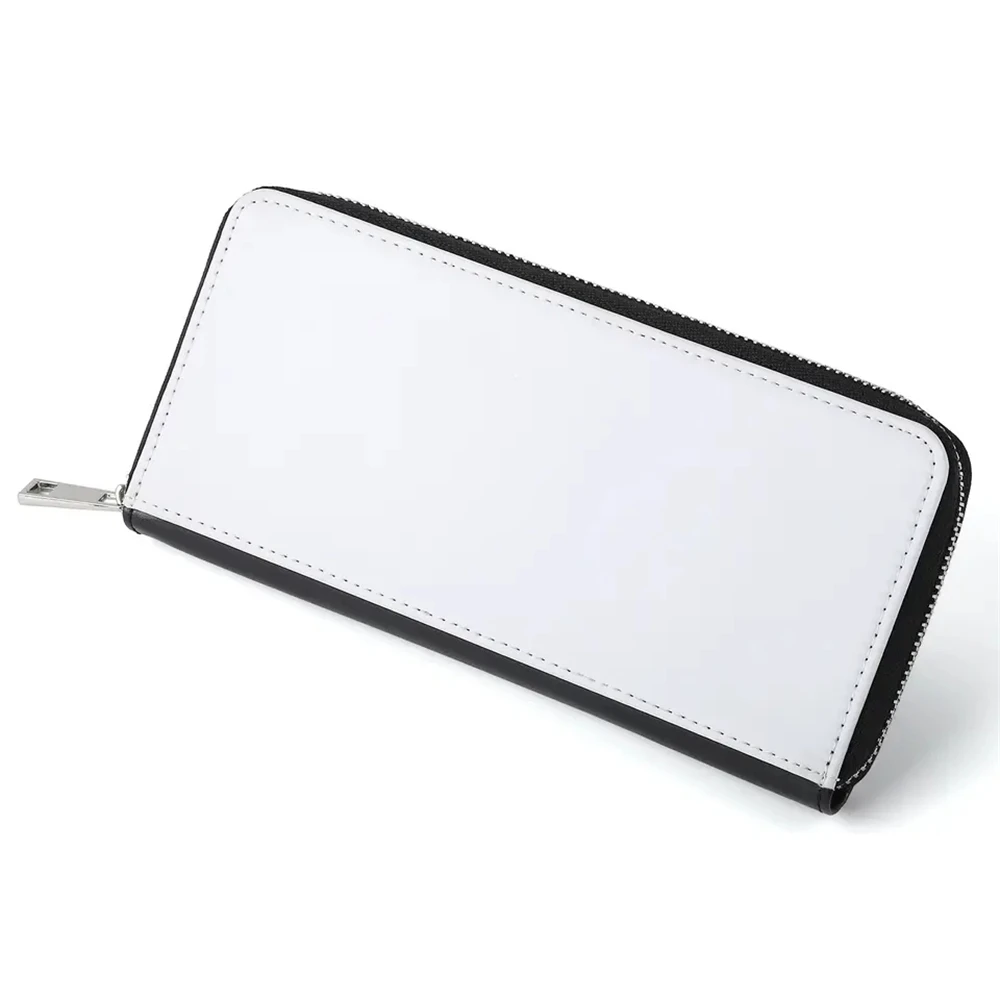 

Роскошный кошелек из искусственной кожи с внутренним слотом для карт на молнии, термосублимационный пустой кошелек для хранения монет