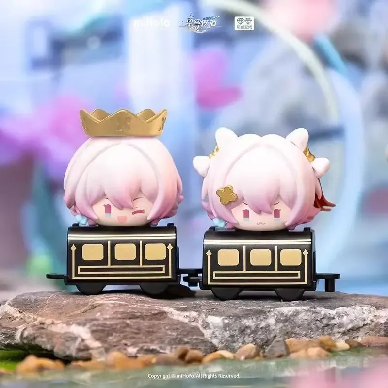 Mihoyo Genuine Honkai Star Rail Stackable 2nd Blind Box Figurine Argenti Acheron Toy Gift For Anime Fans desktop ornament