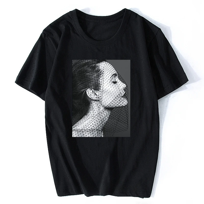 Vintage Angelina Jolie Beautiful Retro Fun Print Men's T-shirt New Summer Casual Fashion Harajuku Ladies Loose Tshirt Tees