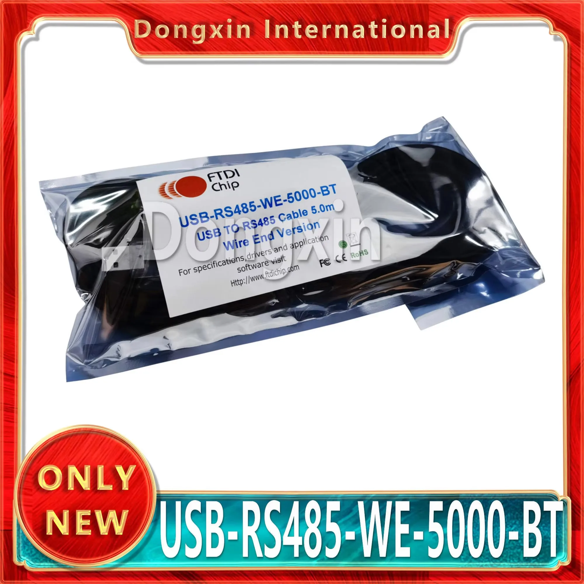 

FTDI USB-RS485-WE-5000-BT USB to RS485 level serial UART cable spot genuine