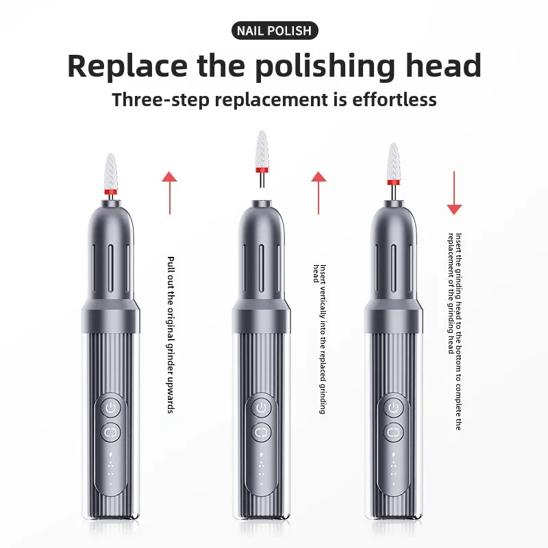 เครื่องขัดไฟฟ้าฐาน Manicuris แบบพกพา