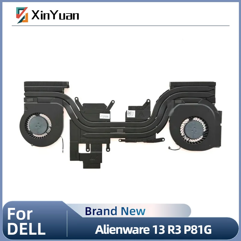 New For Alienware 13 R3 P81G CPU GPU Graphics Cooling Heatsink Fan Laptop Heatsin k fan 0MTCH7 0MTCH7