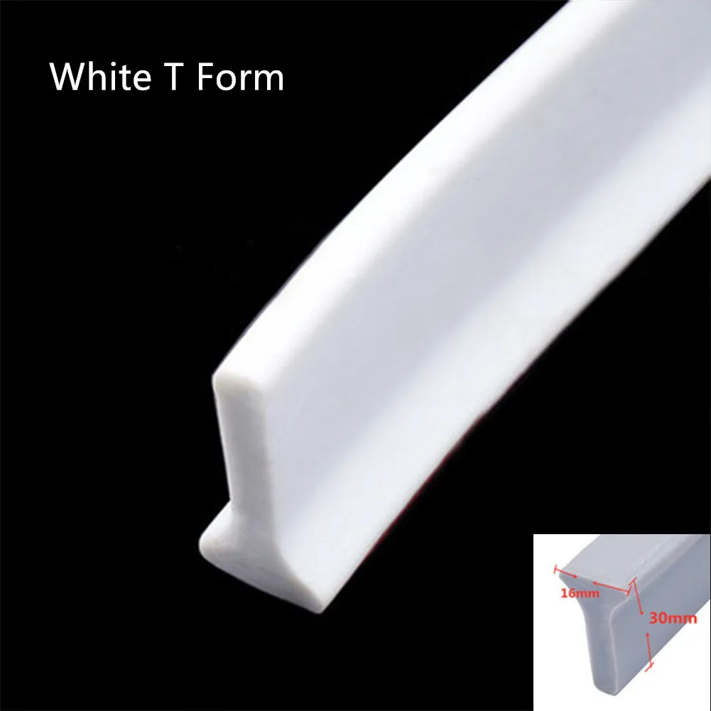 1-3M Water Douche Dam Badkamer Waterstopper Siliconen Behoudstrip Overstromingsbarrière Droge en Natte Scheiding Blocker