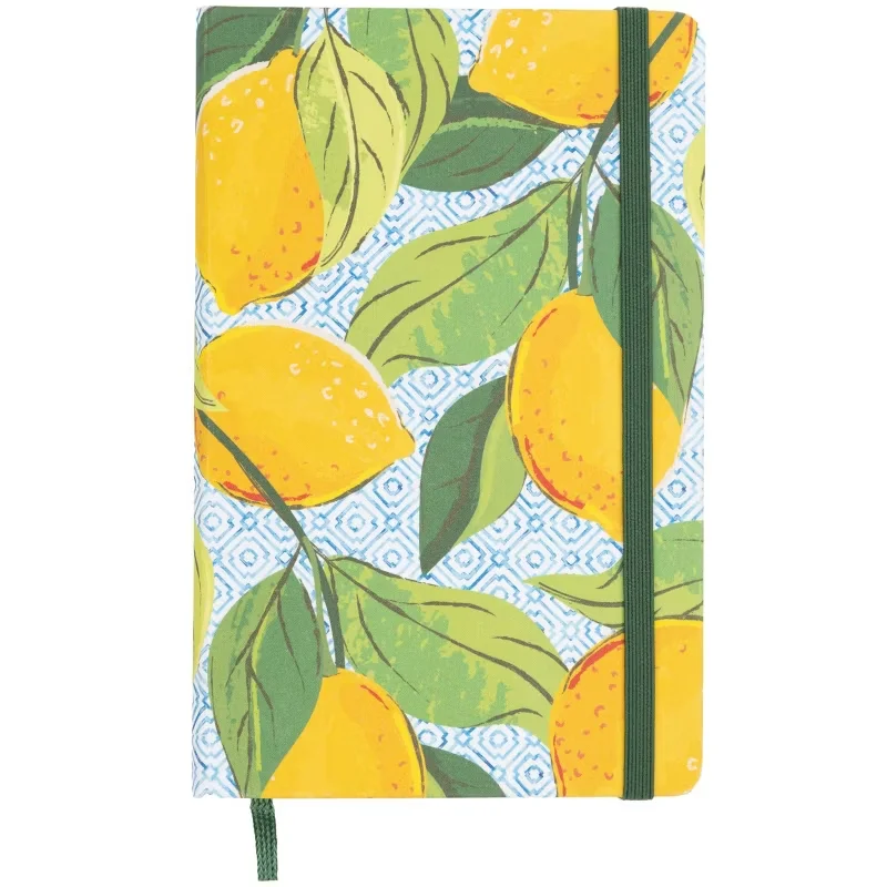 

Moleskine Custom Lemon Ruled Hardcover Notebook Medium 4"x7.5" Yellow/Green/Blue