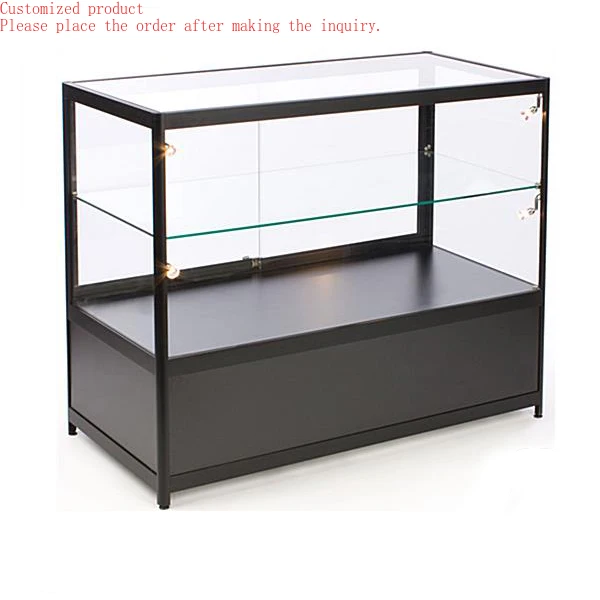 

Custom.Jewelry Glass Display Cabinet/turquoise Jewelry Display Case/shop Lighting Counters
