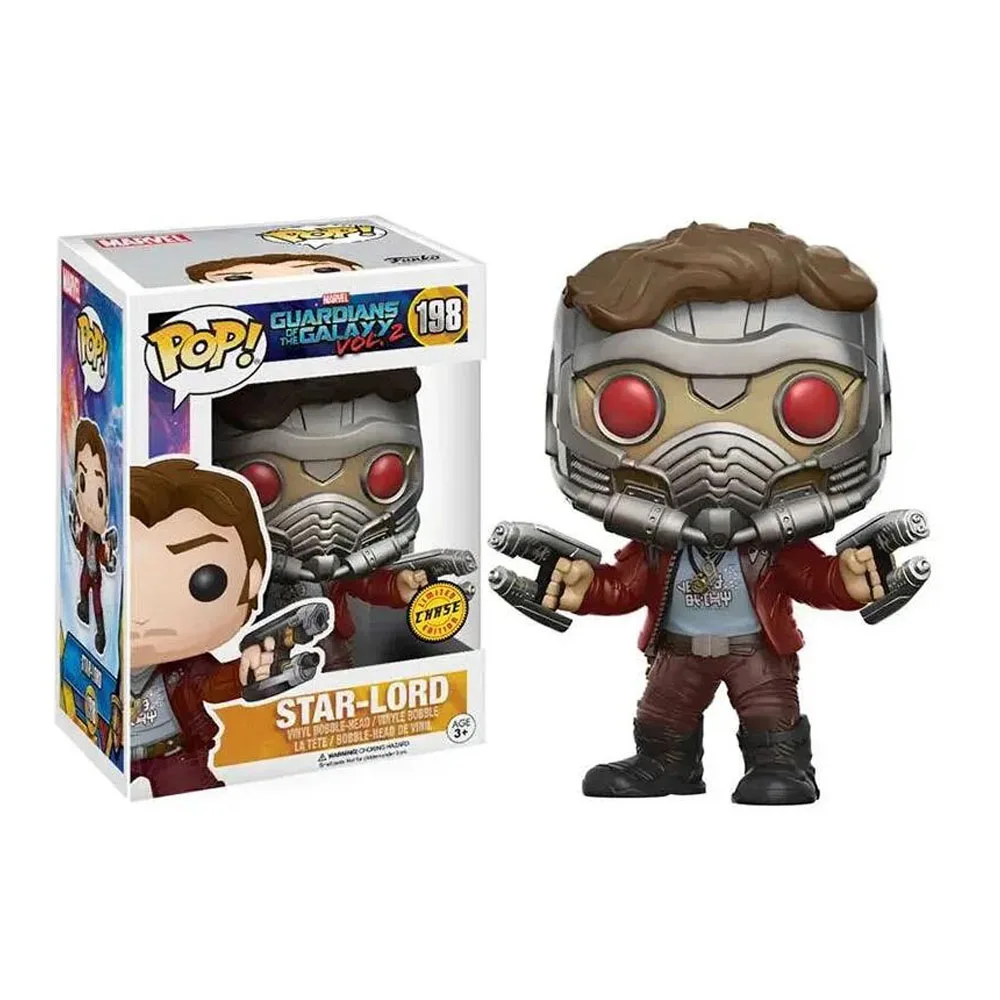 Funko Pop Guardians of the Galaxy Star-Lord 198 1201 Rocket 1202 Groot 263 280 297 Yondu 310 ألعاب شخصيات الحركة من الفينيل هدايا للأطفال #2