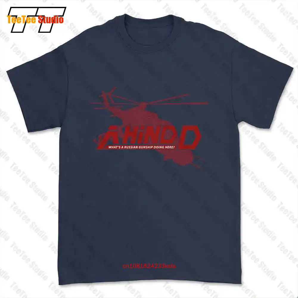 Metal Gear Solid A Hind D - Russian Gunship Inspired By Kojima'S Mgs T-shirt Tee 7Z19