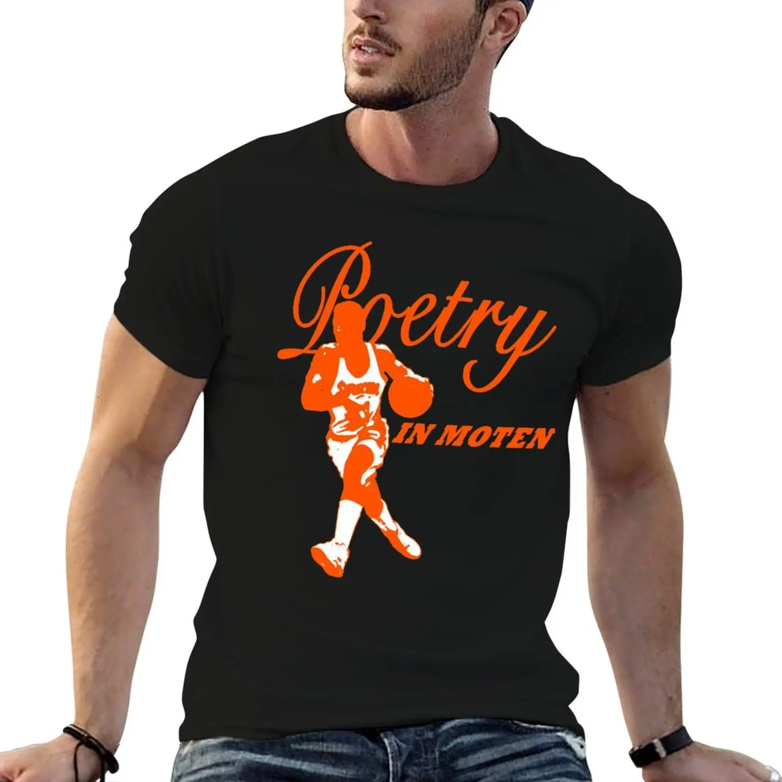

Poetry in moten T-Shirt t shirts with prints man t shirt cotton high quality man t shirts high quality luxury brand T-shirt