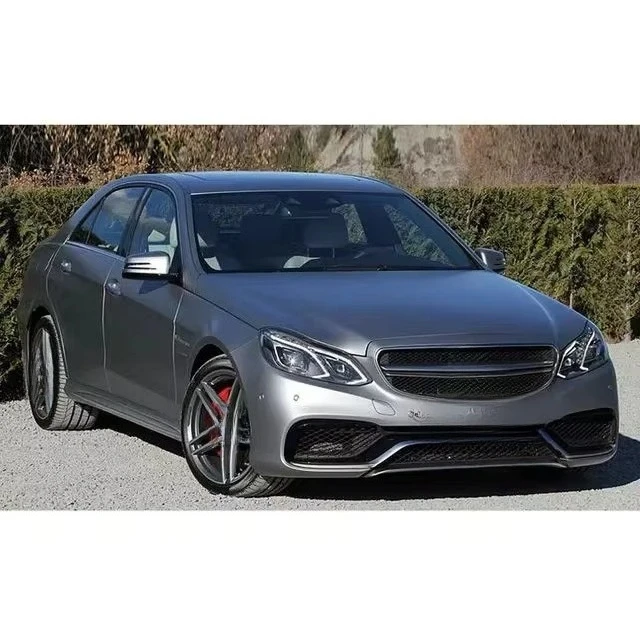 New Plastic Car Body Kit W212 09-13 E63 AMG Upgrade with Grille Side Skirts Hood Fender Bumpers Auto Lamps-100% Fitment
