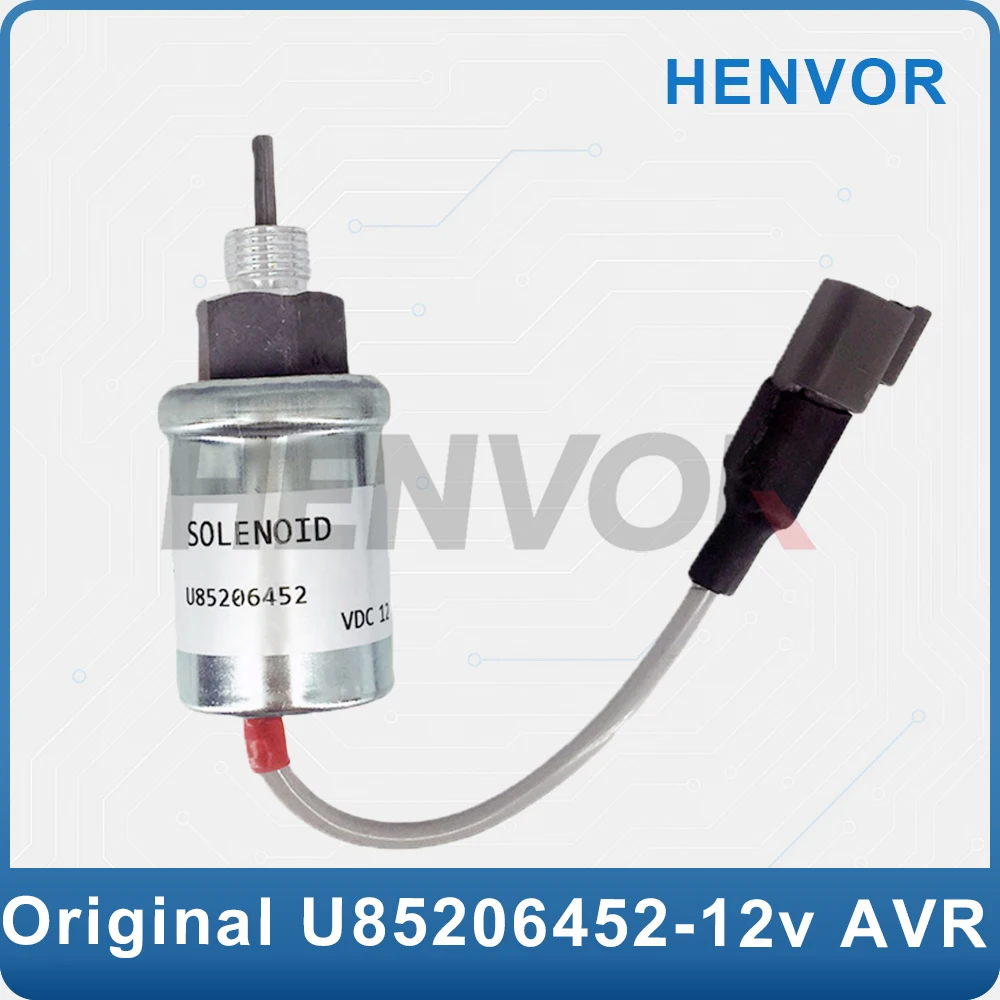 Perkins Generator Flameout and Oil Cut Solenoid Valve Switch 185206452 185206450 U85206452 High Performance Reliable Quality