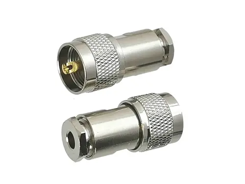 Imagen 2 del producto Abrazadera de conector de enchufe macho UHF PL259, 1 piezas, RG58, RG142, RG8X, RG5, RG6, RG8, LMR400, Cable Coaxial de latón RF, ángulo recto
