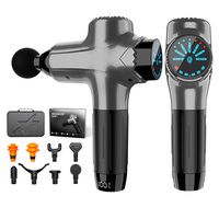 Massager Gun High Frequency Professional Massager 4800mAh Fitness Muscle Relax Electric Fascia Gun LCD Display 7 Gears