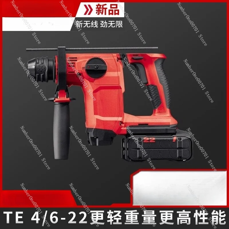 TE4‑22 TE6‑22 Cordless Rotary Hammer Drill Industrial Lithium‑ion Impact Tool SDS‑Plus for Concrete Drilling Demolition Working