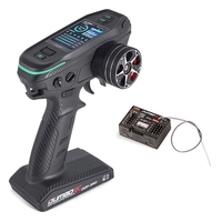 T82C Hot Sale-DUMBORC 2.4G 10CH Digital Radio Remote Controller DDF-350 Transmitter With Receiver For RC Car Boat Tank LCD FHSS