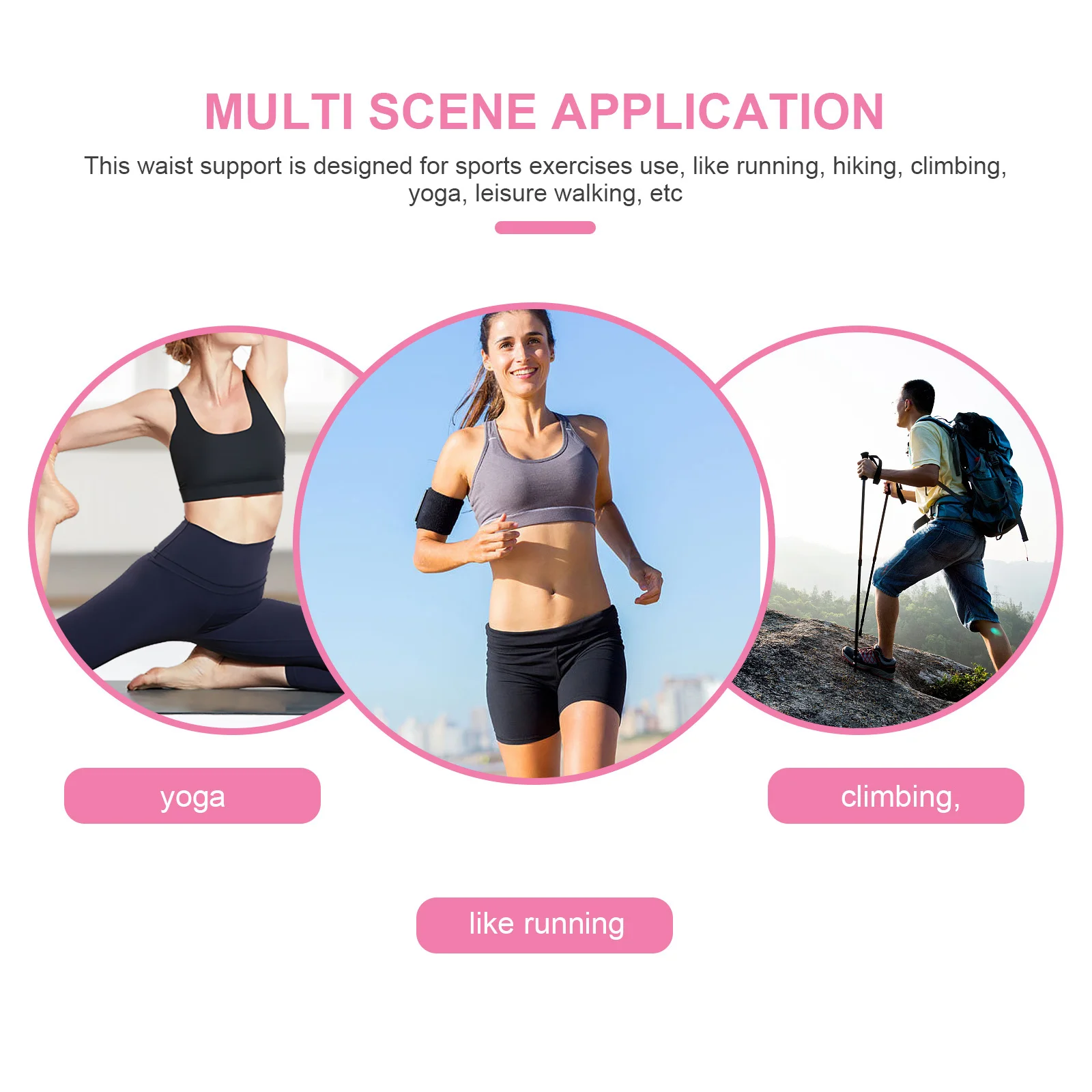 

1pcs Breathable Waist Brace Multi-Function Lumbar Support Belt For Sports Fitness Gym Training Lower Back Pain Relief