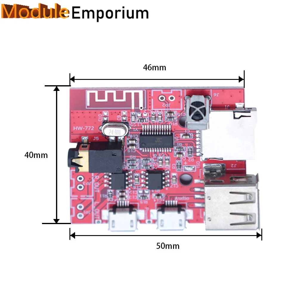 Wireless MP3 Decoder Board with Remote Control,Car  4.1 Circuit Board Module Lossless Decoding Module