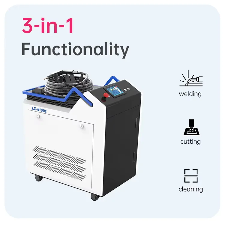 LX Cheap 3 In 1 Lazer Welder Handheld Fiber Laser Welding Hine 3000W For Metal Ss Ms Cs