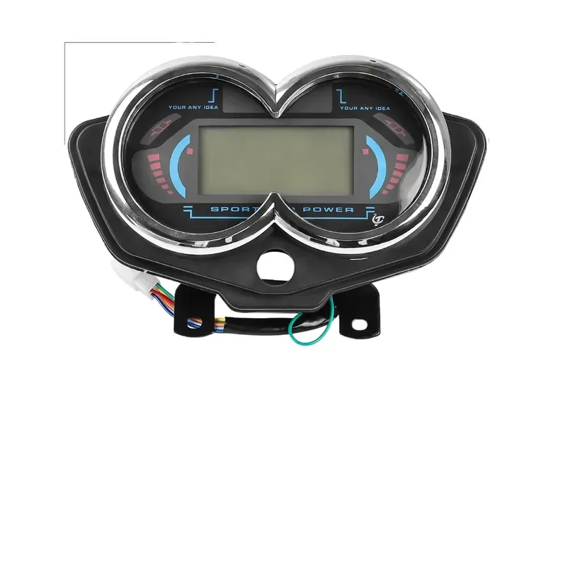 LCD Instrument Cluster Power Display Meter Assembly Compatible with Zongshen Load King Loba Tianlong Electric Tricycle 6 Wire