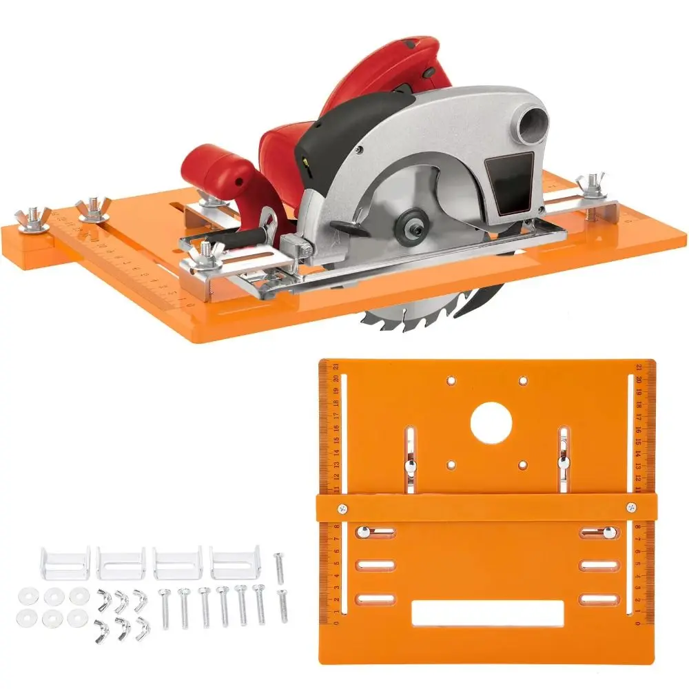 Punch-Free Cutting Machine Base Plate 45° Diagonal Cutting Trimming Circular Saw Insert Plate Artifact Strong Compatibility