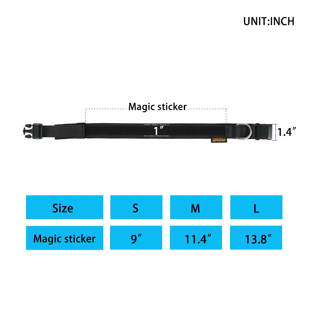 내구성 있는 전술 애완 동물 목걸이, 조절 가능한 나일론 목걸이, 중형 대형견, 독일 셰퍼드 훈련 목걸이, 액세서리