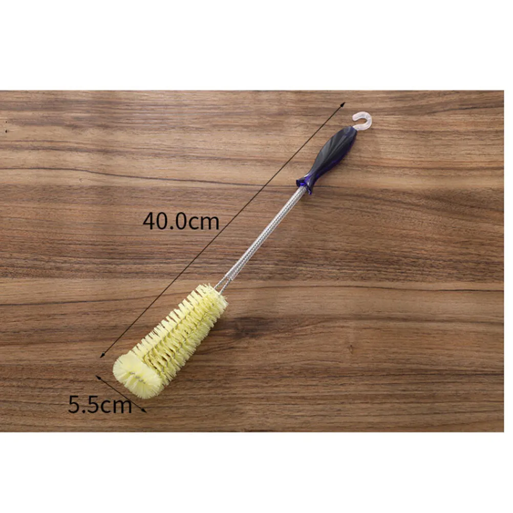 Long Handle Bottle Brush for Tall Narrow Neck Bottles, Carboy, Kombucha & Beer Fermenter Cleaning