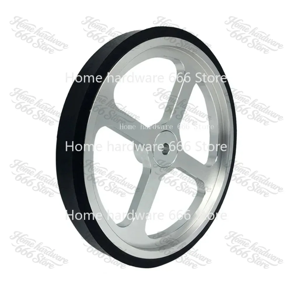 Aluminum Encoder Meter Wheel, Synchronous Wheel, Length Measuring Rubber Wheel, Perimeter 500mm Hole, 6mm, 8mm, 10mm, 12mm, 15mm