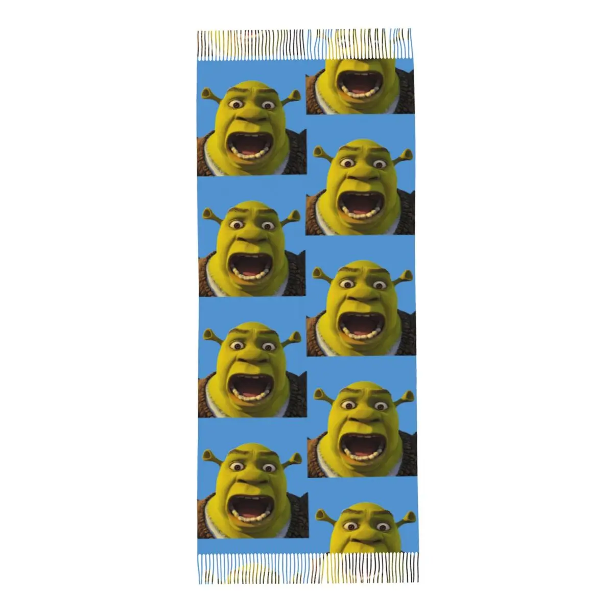 Shrek Scarf Tassel Scarves Women Soft Warm Shawls and Wraps Long Fall Winter Shawl Wrap