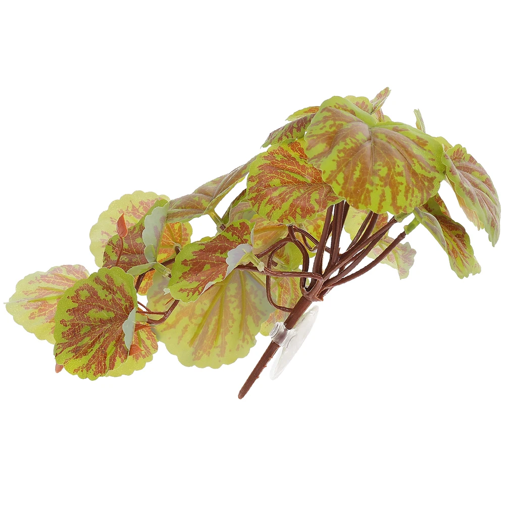 

Artificial Hanging Plants Reptile Hideout Frog Habitat Decor Aquarium Decorations Tank Environment Plastic Vines Natural