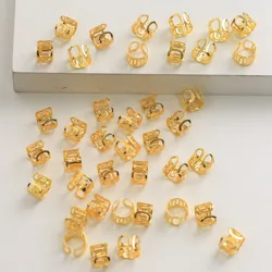 DIY Hair accessories Dreadlocks Beads Hair Braid Rings Clips Dread Locks Hair Braiding metal hollow Out braid accessories