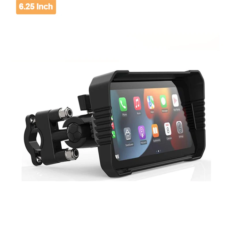 

OEM Factory CarPlay Android AutoMotor Smart Touch Screen Dual Cameras Support 64G Cardfor Motorcycle and Bike