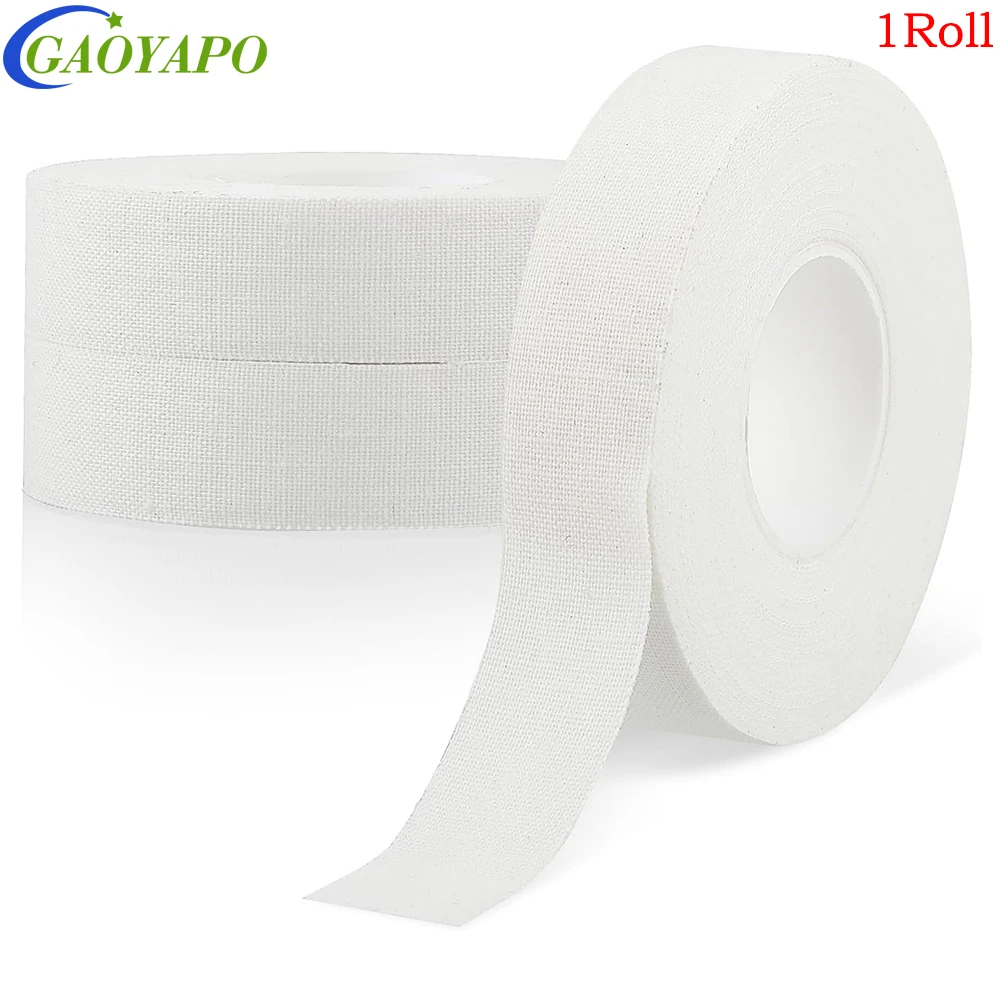 1Roll White Athletic Finger Tape - Foot Tape - No Sticky Residue & Easy to Tear - for Rock Climbing,Jiu-Jitsu,Grappling,Lifters