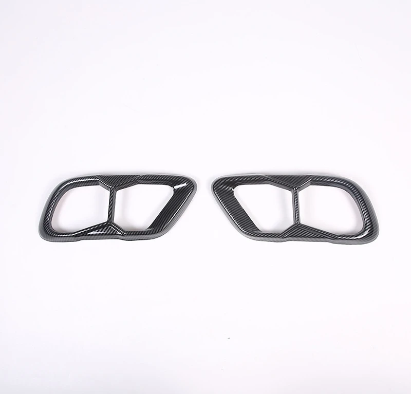 Stainless Steel Exhaust Tail Pipe Mask For BMW X5 X6 X7 G05 G06 G07 2019-2022 External Body Kits Accessories Set