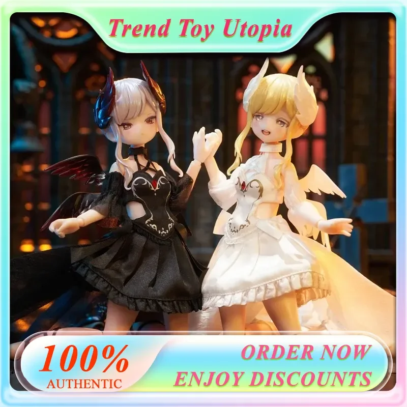 

Authentic Spotlight Nightmare Twins Series Mjd Blind Box Bjd Handmade Specials 6 Cell Phone Dolls Toys Trendy Dolls HandmadeGift