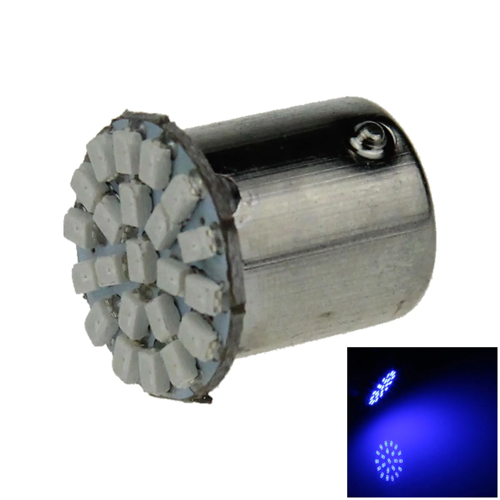 

1x Синий RV 1156 угловая лампа внутренняя лампа 22 излучателя 1206 SMD светодиодный G18 706 D015-B