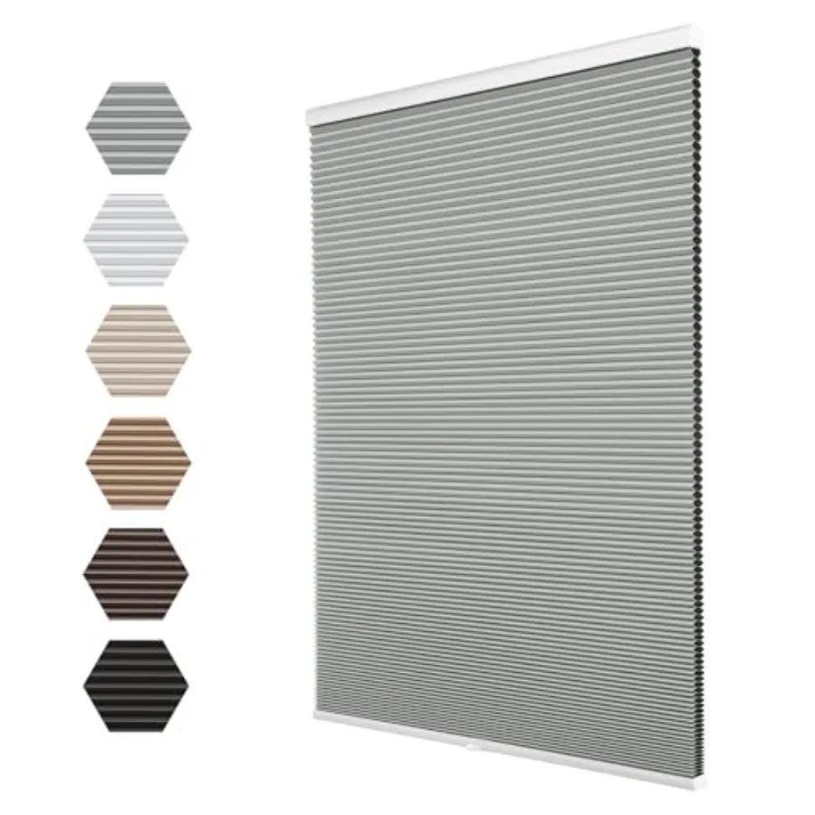 

Беспроводные сотовые шторы Blackout для окон: термоизоляция, защита от УФ-лучей, безопасность для детей, конфиденциальность, затемнение.