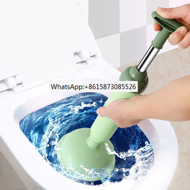 Sewer Dredge Pipe Dredge Device Clogged Toilet Plungers Drain Blaster High Pressure Cleaner Air Drain Pneumatic Dredge Tools