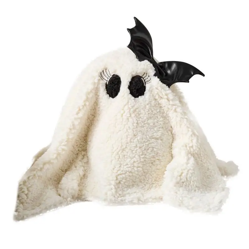 Ghost Plush Pillow Cute Plushie Ghost Home Decor Stuffed Halloween Plush Toys Cute Ghost Plushie Toy Soft Ghost Plushies For