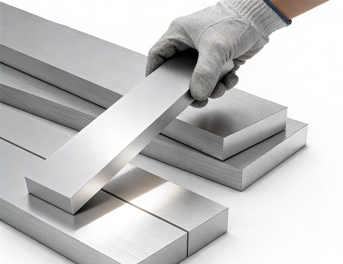 Aluminium Alloy 6061 T6 Rectangular Flat Bar Square Rod Plate Metal Strip Solid Stock For CNC