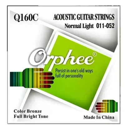 Orphee Akoestische Gitaarsnaren Folk Gitaarsnaren Koolstofstaal Zeshoekige Legering Geschikt voor Beginnende Gitaaraccessoires