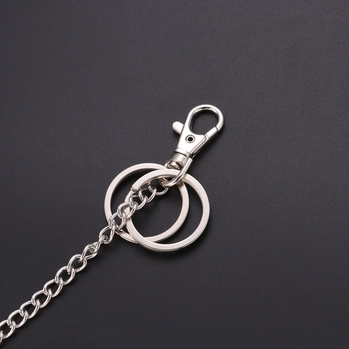 

3 Pcs Layers Metal Jeans Chain Punk Trendy Belt for Silver (25cm, 40cm, 45cm Style, 1 for Each)
